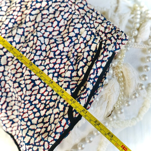 SOLDโจMads Nรธrgaard | M/L | Silk Pixel Popo Black Red Blue Drawstring Shorts NWOT - Picture 7 of 13